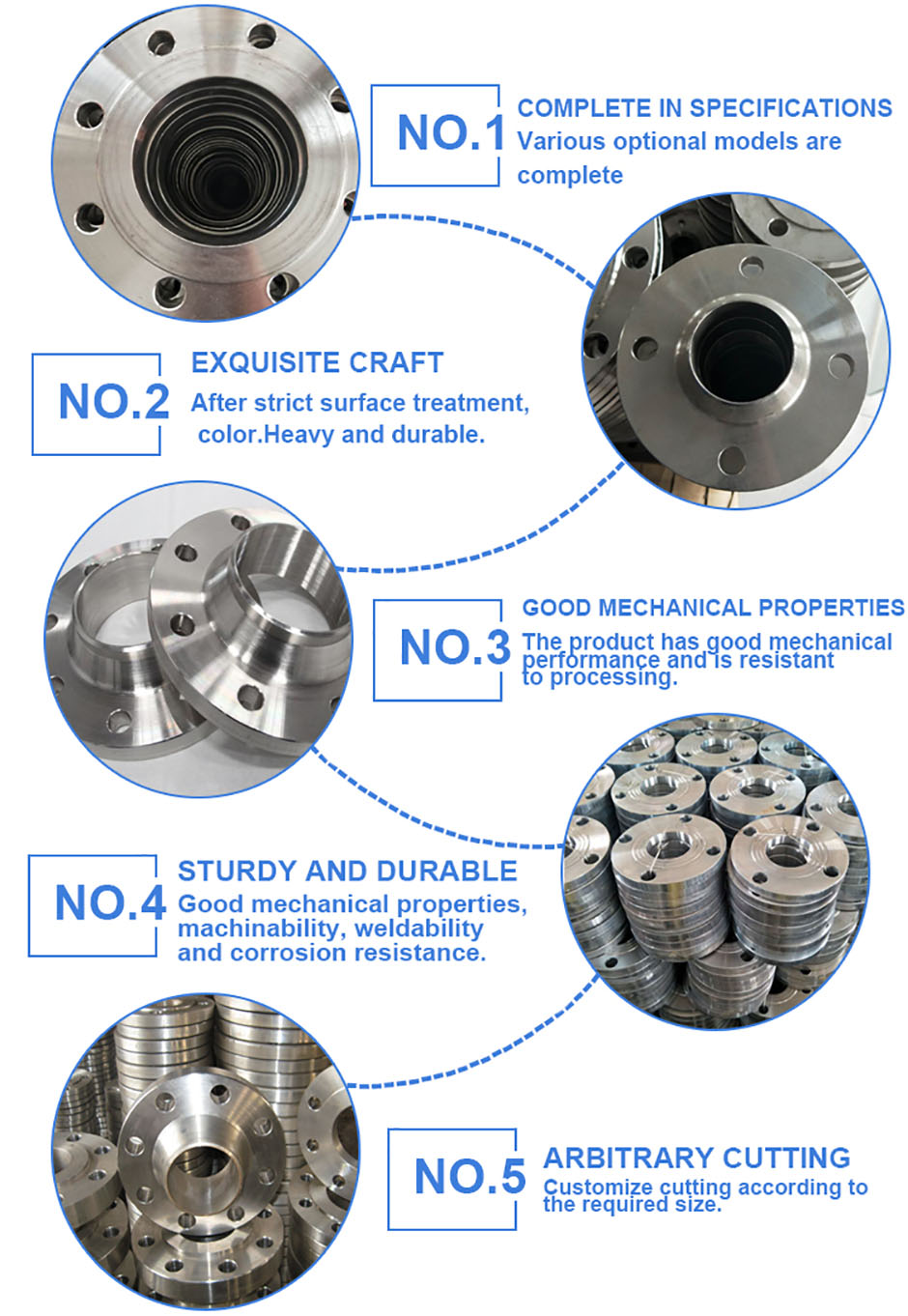 Flange stainless steel welded neck flange01